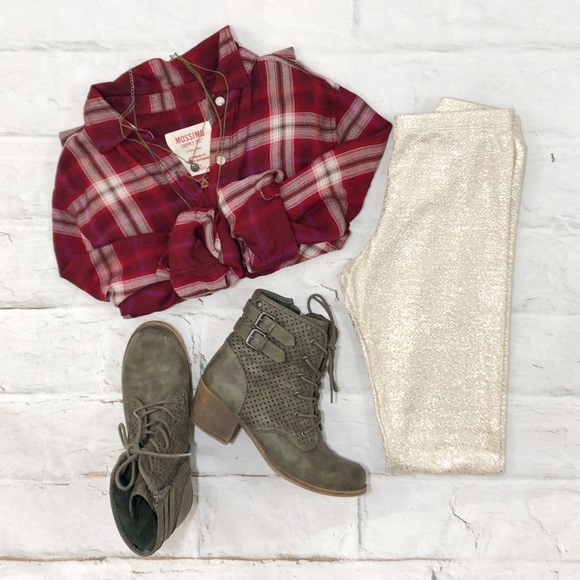 Pants - Cream/Gold Leggings